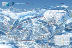 Grand Massif Ski Map